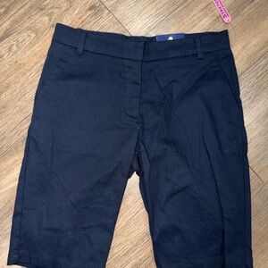 Izod Navy Adjustable Waist Shorts